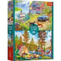TREFL Puzzle Letní relax 2x500 dílků