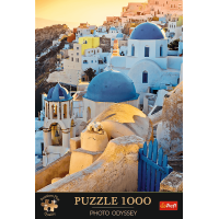 TREFL Puzzle Premium Plus Photo Odyssey: Oia, Santorini 1000 dílků