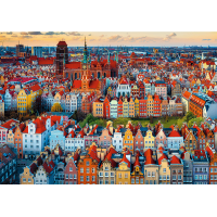 TREFL Puzzle Premium Plus Photo Odyssey: Pohled na Gdaňsk, Polsko 1000 dílků