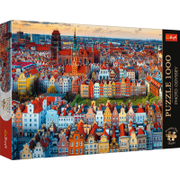 TREFL Puzzle Premium Plus Photo Odyssey: Pohled na Gdaňsk, Polsko 1000 dílků