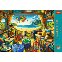 TREFL Puzzle Premium Plus Tea Time: Cestování karavanem 1000 dílků
