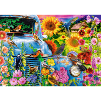 TREFL Puzzle Premium Plus Tea Time: Zpěvní ptáci 1000 dílků