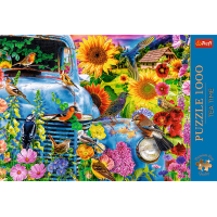 TREFL Puzzle Premium Plus Tea Time: Zpěvní ptáci 1000 dílků
