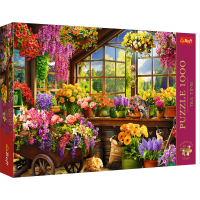 TREFL Puzzle Premium Plus Tea Time: Jarní přípravy 1000 dílků
