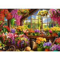TREFL Puzzle Premium Plus Tea Time: Jarní přípravy 1000 dílků