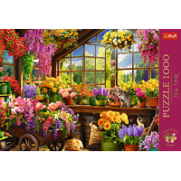 TREFL Puzzle Premium Plus Tea Time: Jarní přípravy 1000 dílků