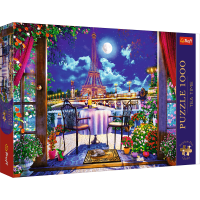 TREFL Puzzle Premium Plus Tea Time: Noční Paříž 1000 dílků