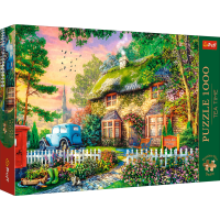 TREFL Puzzle Premium Plus Tea Time: Stoney Lane Cottage 1000 dílků