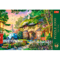 TREFL Puzzle Premium Plus Tea Time: Stoney Lane Cottage 1000 dílků