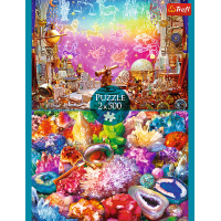 TREFL Puzzle Vesmír a krystaly 2x500 dílků