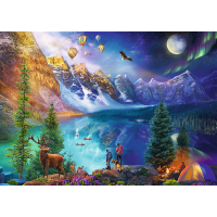 TREFL Puzzle Cesta po Americe 2x500 dílků