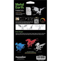 METAL EARTH 3D puzzle Premium Series: Ocelový drak