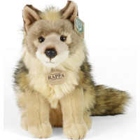 Rappa Plyšový kojot/vlk sedící 24 cm ECO-FRIENDLY