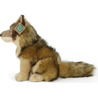 Rappa Plyšový kojot/vlk sedící 24 cm ECO-FRIENDLY