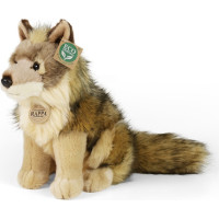 Rappa Plyšový kojot/vlk sedící 24 cm ECO-FRIENDLY