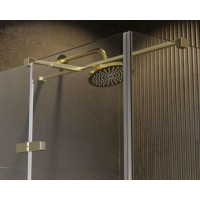 Čtvercový sprchový kout PIXA GOLD - 90x90 cm