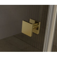 Čtvercový sprchový kout PIXA GOLD - 90x90 cm