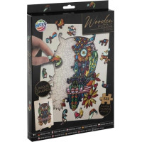 GRAFIX Obrysové puzzle Sova 133 dílků