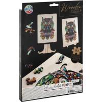 GRAFIX Obrysové puzzle Sova 133 dílků