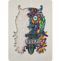 GRAFIX Obrysové puzzle Sova 133 dílků