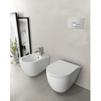 Isvea INFINITY závěsná WC mísa, Rimless, 36, 5x53cm, bílá 10NF02004