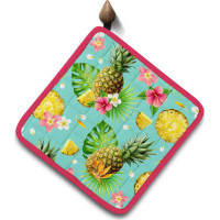 Kuchyňská podložka SWEET 20x20 cm - Ananas - zelená