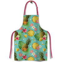 Kuchyňská zástěra SWEET 65x75 cm - Ananas - zelená