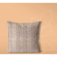 Povlak na polštář JOLIE SWEATER 45x45 cm - béžový