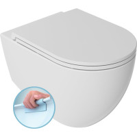 Isvea INFINITY závěsná WC mísa, Rimless, 36, 5x53cm, bílá 10NF02004