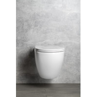 Isvea INFINITY závěsná WC mísa, Rimless, 36, 5x53cm, bílá 10NF02004