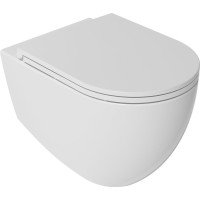 Isvea INFINITY závěsná WC mísa, Rimless, 36, 5x53cm, bílá 10NF02004