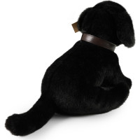 Rappa Plyšový pes labrador černý 25 cm ECO-FRIENDLY