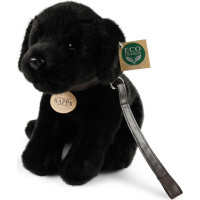 Rappa Plyšový pes labrador černý 25 cm ECO-FRIENDLY