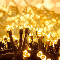 Vánoční LED řetěz na stromeček 200 LED - 23 m - teplá bílá