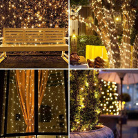 Vánoční LED řetěz na stromeček 300 LED - 33 m - teplá bílá