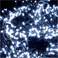 Vánoční LED řetěz na stromeček 300 LED - 33 m - studená bílá