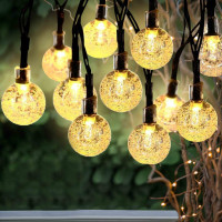 Dekorační solární osvětlení BALLS 30 LED - 4,5 m