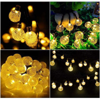 Dekorační solární osvětlení BALLS 30 LED - 4,5 m