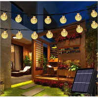 Dekorační solární osvětlení BALLS 30 LED - 4,5 m