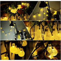 Dekorační solární osvětlení BALLS 30 LED - 4,5 m