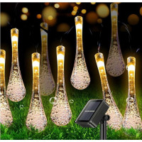 Dekorační solární osvětlení Waterdrop 30 LED - 4,5 m