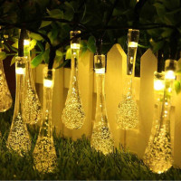 Dekorační solární osvětlení Waterdrop 30 LED - 4,5 m