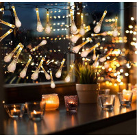 Dekorační solární osvětlení Waterdrop 30 LED - 4,5 m
