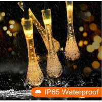 Dekorační solární osvětlení Waterdrop 30 LED - 4,5 m