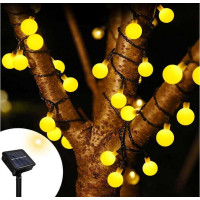 Dekorační solární osvětlení BALLS Matt 30 LED - 4,5 m