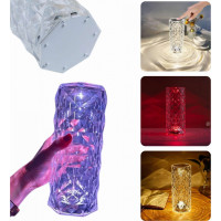 Dekorační LED osvětlení ROSE DIAMOND - 21 cm - multikolor
