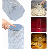 Dekorační LED osvětlení ROSE DIAMOND - 21 cm - multikolor