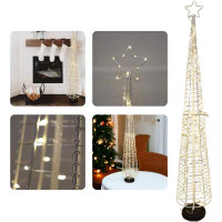 Dekorační LED stromeček MERRY - 100 cm - teplá bílá