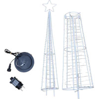 Dekorační LED stromeček MERRY - 100 cm - teplá bílá