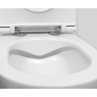 Isvea INFINITY závěsná WC mísa, Rimless, 36, 5x53cm, bílá mat 10NF02004-2L